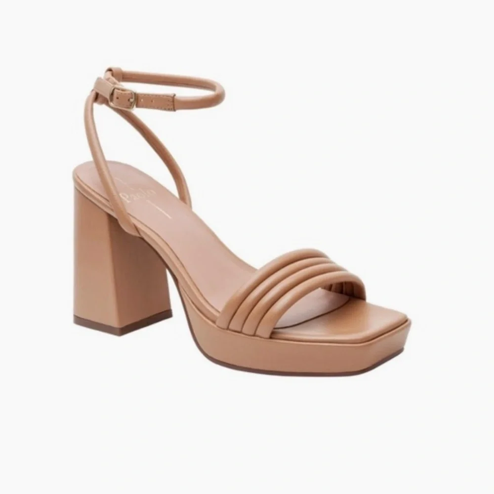 Línea Paola Eve Platform Ankle Strap Sandal‎